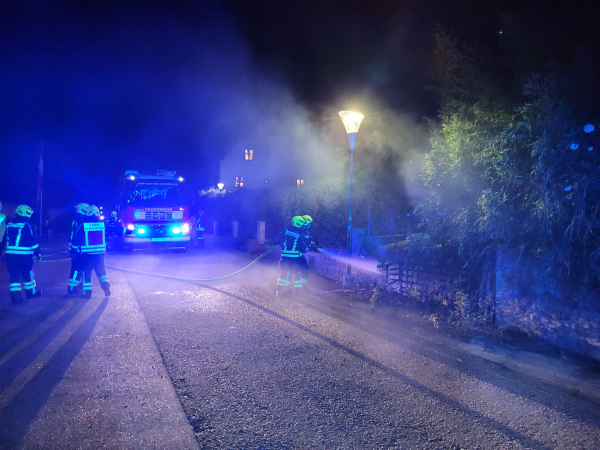 Kleinbrand im Ortsgebiet