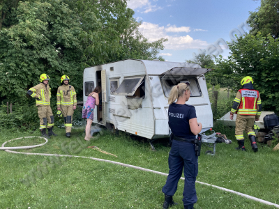 Fahrzeugbrand in Afing